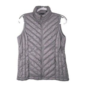 32 Degrees Heat Vest Womens Large Lilac Purple Quilted Puffer Insulated Warm